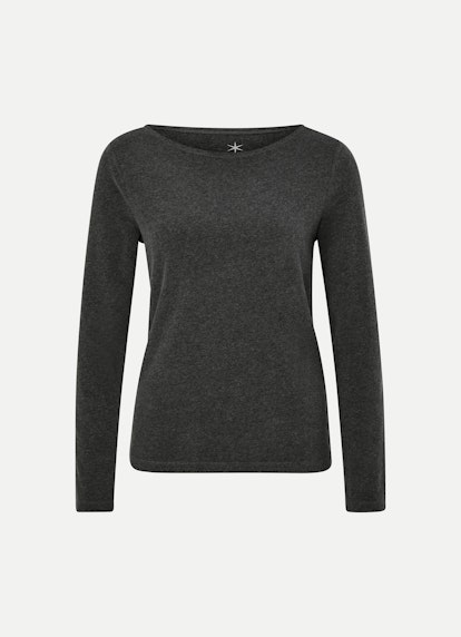 Coupe Regular Fit Vêtements de nuit T-shirt à manches longues en jersey modal charcoal melange