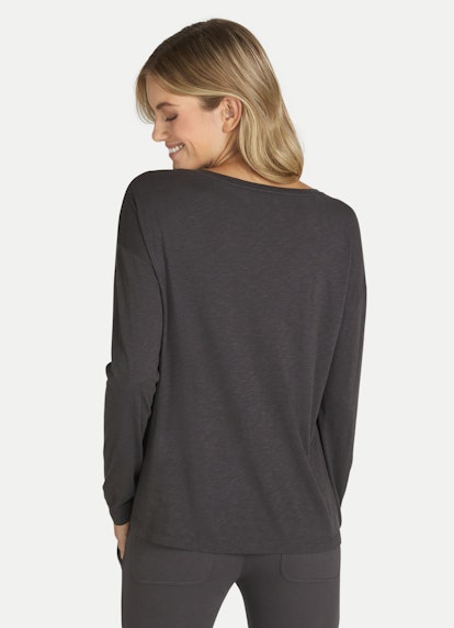 Casual Fit Long sleeve tops Longsleeve charcoal