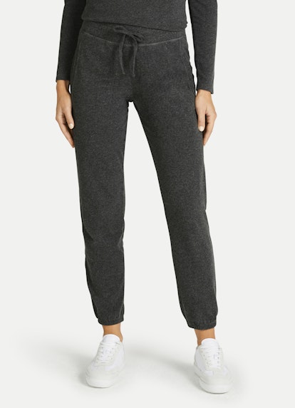 Coupe Regular Fit Pantalons Pantalon de jogging en jersey modal charcoal melange