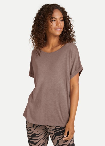 Coupe Boxy Fit T-shirts T-shirt de coupe boxy taupe