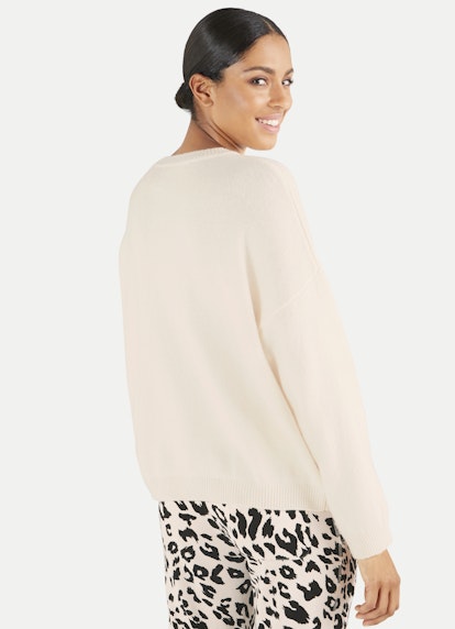 Oversized Fit Knitwear Pullover ecru