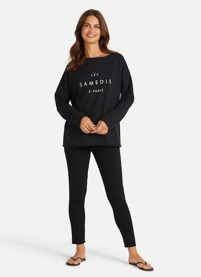 Casual Fit Sweatshirts Sweatshirt black