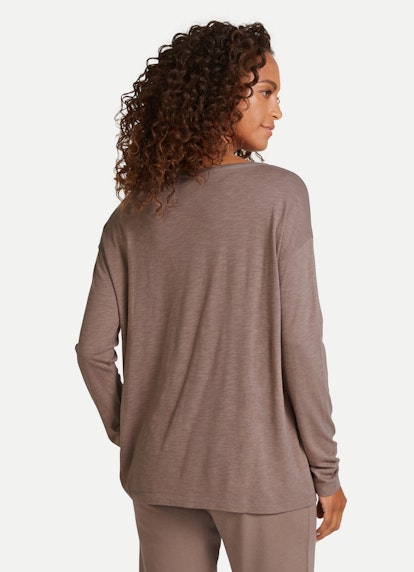 Casual Fit Long sleeve tops Longsleeve taupe