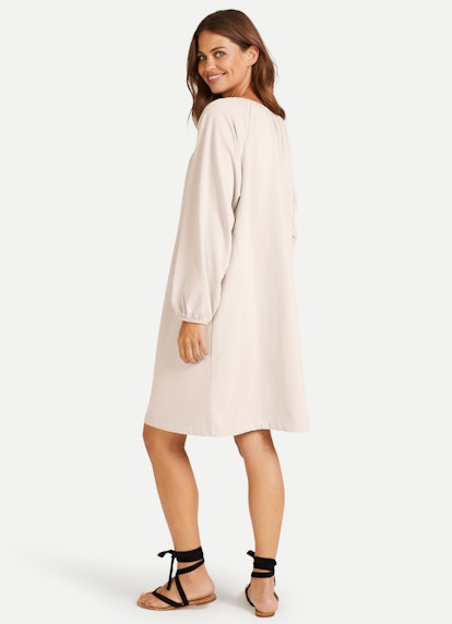 Regular Fit Dresses Dress with Puffy Sleeves light walnut