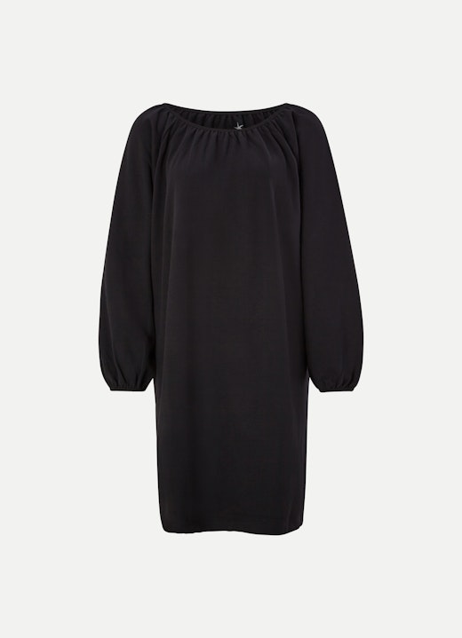 Regular Fit Dresses Dress with Puffy Sleeves black