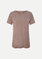 Loose Fit T-shirts T-Shirt with Inverted Pleat taupe