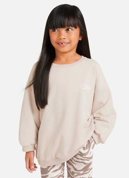 Oversized Fit Sweatshirts Oversized - Sweatshirt light walnut