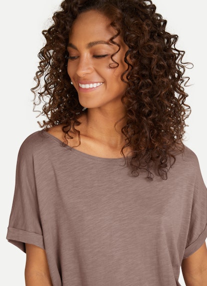 Coupe Boxy Fit T-shirts T-shirt de coupe boxy taupe