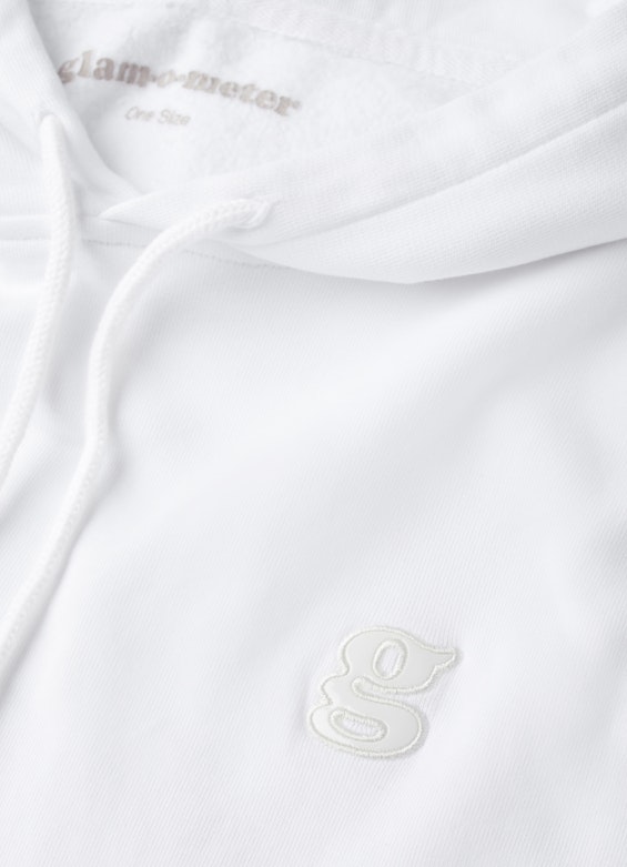 Taille unique Sweat-shirts Sweat à capuche oversize white