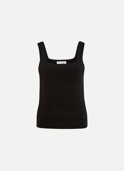 Regular Fit Strick Strick - Top black