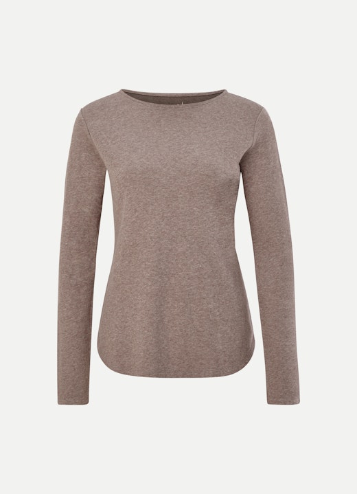 Slim Fit Sweatshirts Cashmix - Sweater taupe mel.