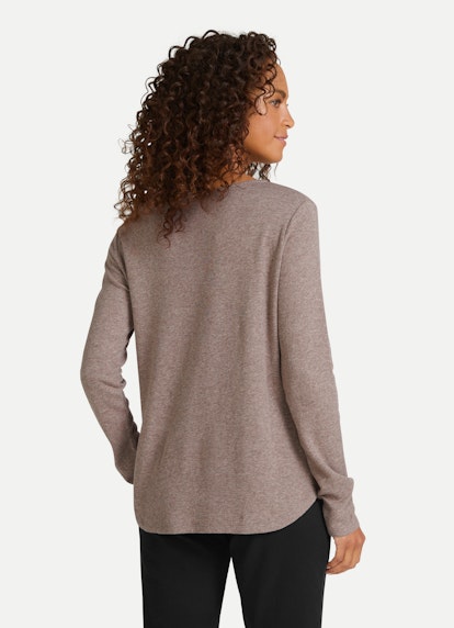 Slim Fit Sweatshirts Cashmix - Sweater taupe mel.