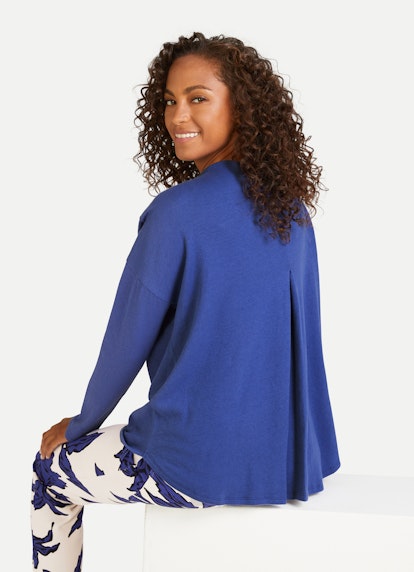 Coupe Loose Fit Sweat-shirts Pull-over en cachemire mélangé galaxy blue