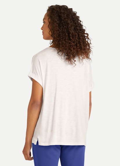 Coupe Boxy Fit T-shirts T-shirt de coupe carrée ecru