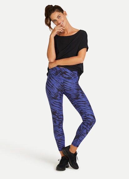 Slim Fit Pants Active - Leggings galaxy blue