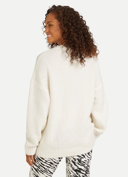 Oversized Fit Strick Oversized - Pullover ecru