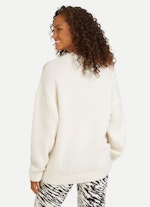 Oversized Fit Strick Oversized - Pullover ecru