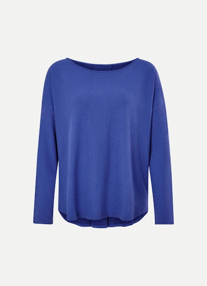 Coupe Loose Fit Sweat-shirts Pull-over en cachemire mélangé galaxy blue