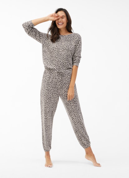 Regular Fit Nightwear Nightwear - Trousers light walnut