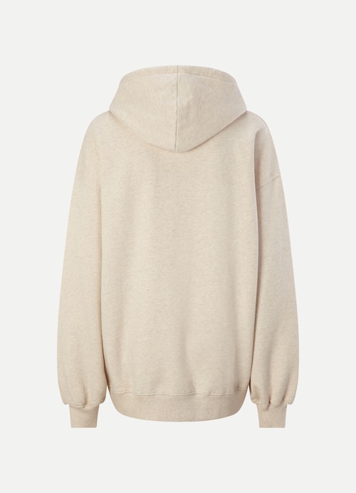 Taille unique Sweats à capuche Sweat à capuche oversize ecru mel.