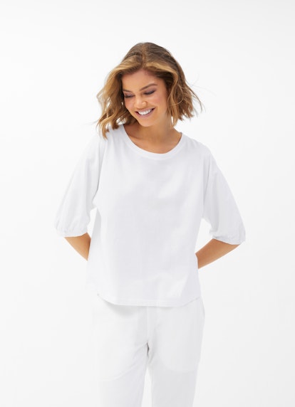 Oversized Fit T-Shirts T-Shirt mit Puffärmeln white