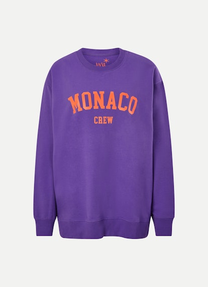 Oversized Fit Sweatshirts Sweatshirt purple