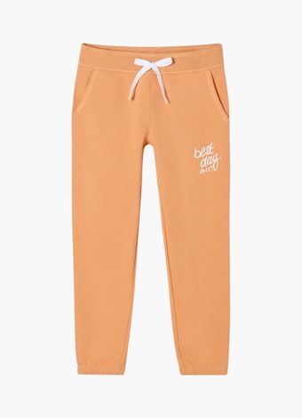 Regular Fit Pants Sweatpants mandarine