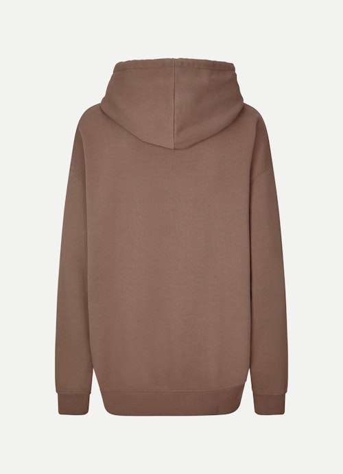 Taille unique Sweats à capuche Sweat à capuche oversize italian brown