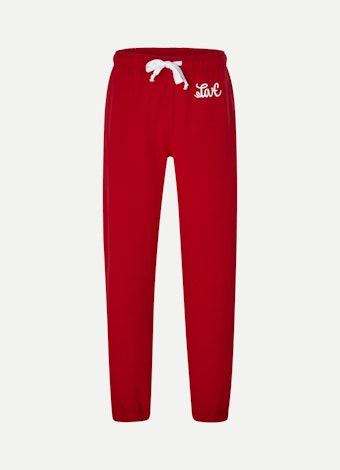 Regular Baggy Fit Hosen Sweatpants red