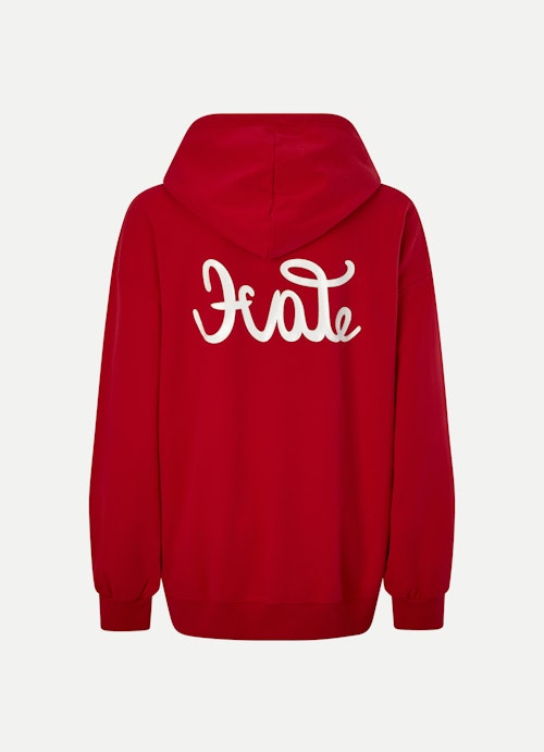 Casual Fit Hoodies Hoodie red