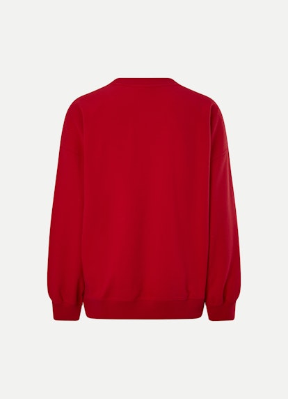 Oversized Fit Sweatshirts Sweatshirt red