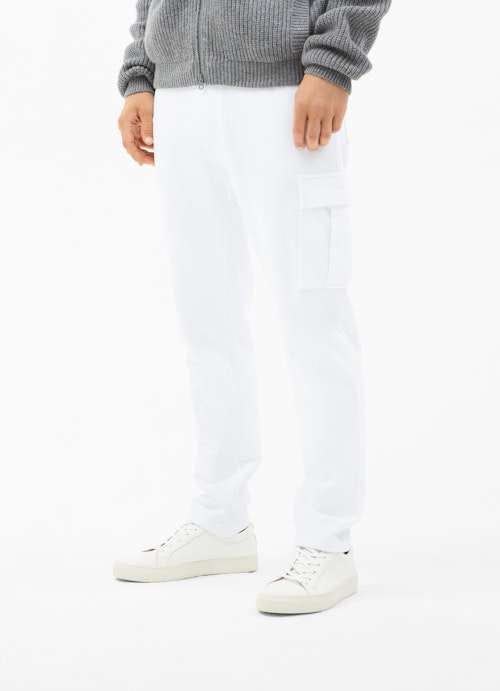 Regular Fit Pants Cargo - Sweatpants white