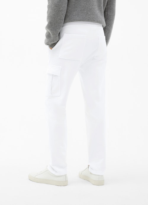Regular Fit Pants Cargo - Sweatpants white
