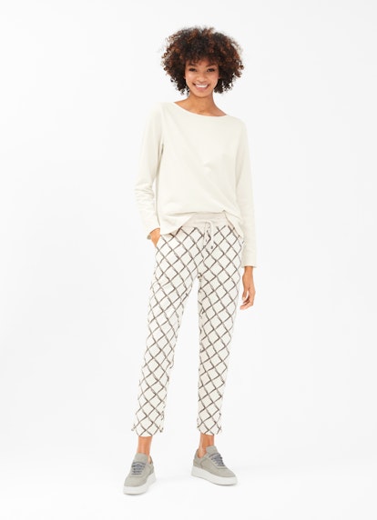 High Waist Fit Hosen High Waist - Sweatpants eggshell