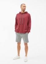 Coupe Casual Fit Sweats à capuche Hoodie faded raspberry