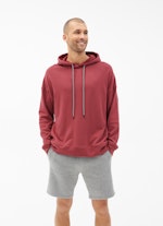 Coupe Casual Fit Sweats à capuche Hoodie faded raspberry