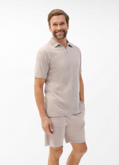 Regular Fit  Terry Cloth - Polo Shirt light walnut