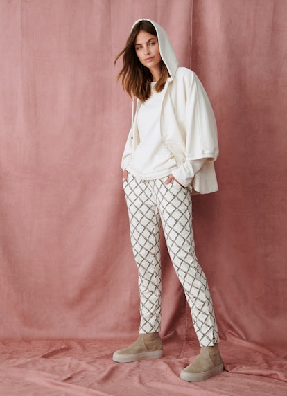 High Waist Fit Hosen High Waist - Sweatpants eggshell