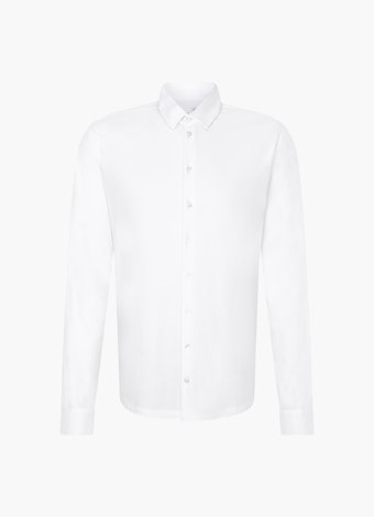 Regular Fit Chemises Jersey - Shirt white