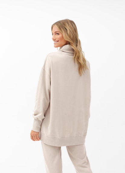 Oversized Fit Oversized Rollkragen - Sweatshirt light walnut