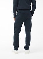 Coupe Regular Fit Pantalons Pantalon de jogging cargo navy