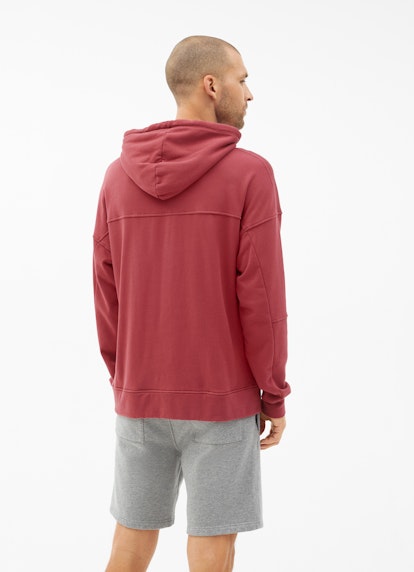 Coupe Casual Fit Sweats à capuche Hoodie faded raspberry