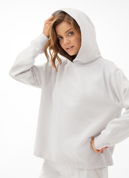 Casual Fit Hoodies Hoodie silver cloud