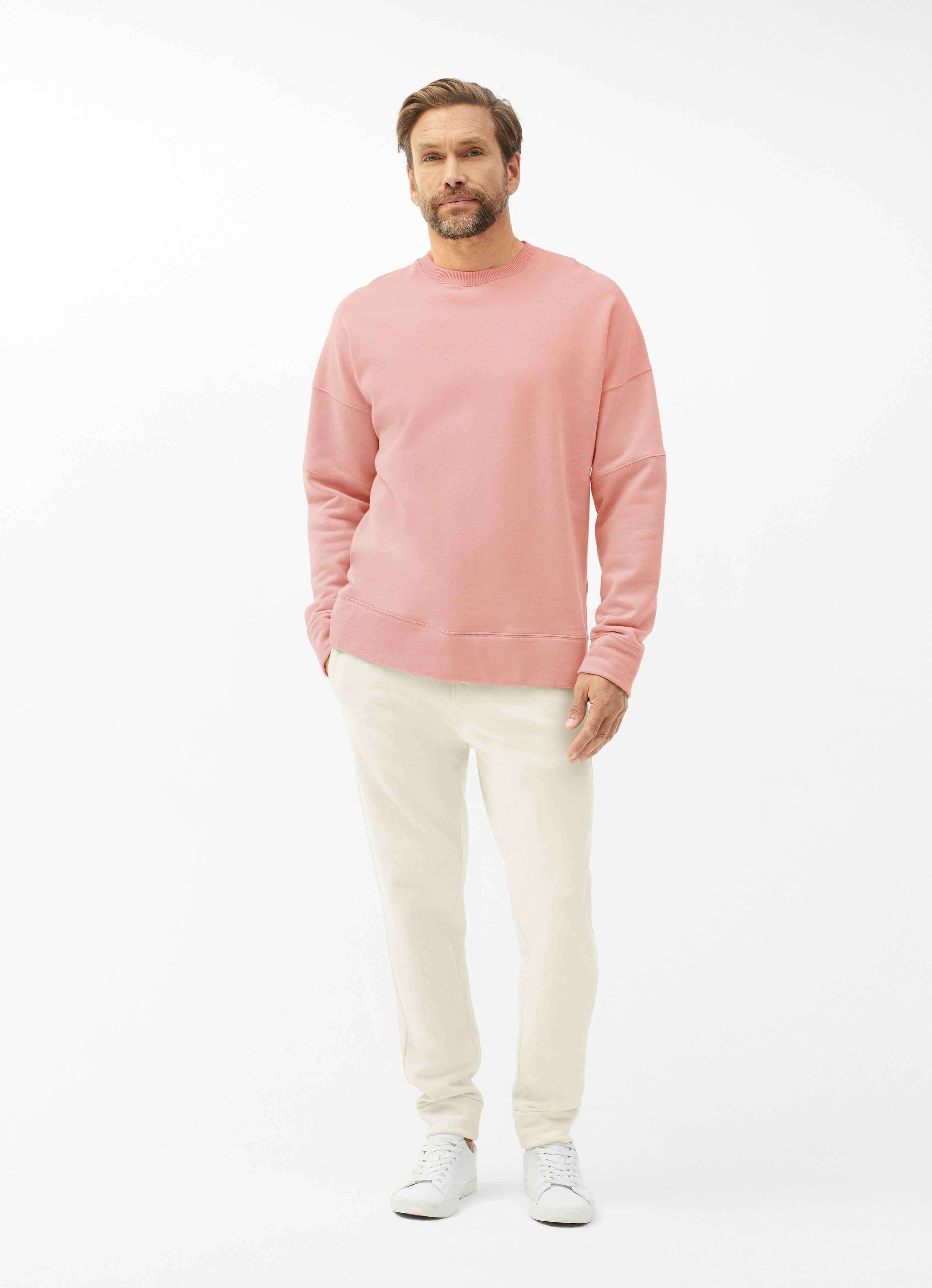 Mens pink outlet sweatshirt