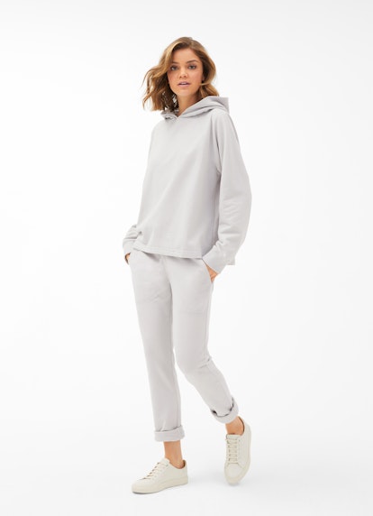 Casual Fit Hoodies Hoodie silver cloud