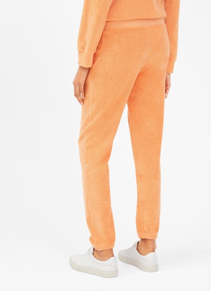 Regular Fit Hosen Frottee - Sweatpants mandarine