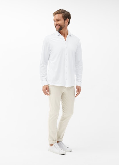 Regular Fit Shirts Jersey - Shirt white