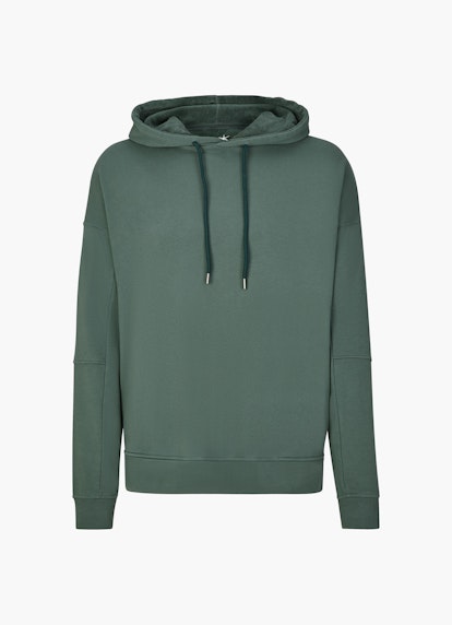 Casual Fit Hoodies Hoodie deep green