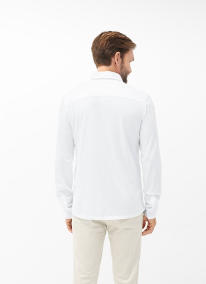 Regular Fit Shirts Jersey - Shirt white