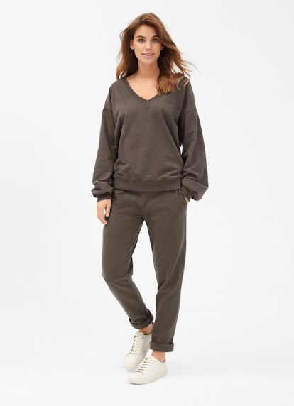 Casual Fit Sweatshirts Sweater mit Puffärmeln mink